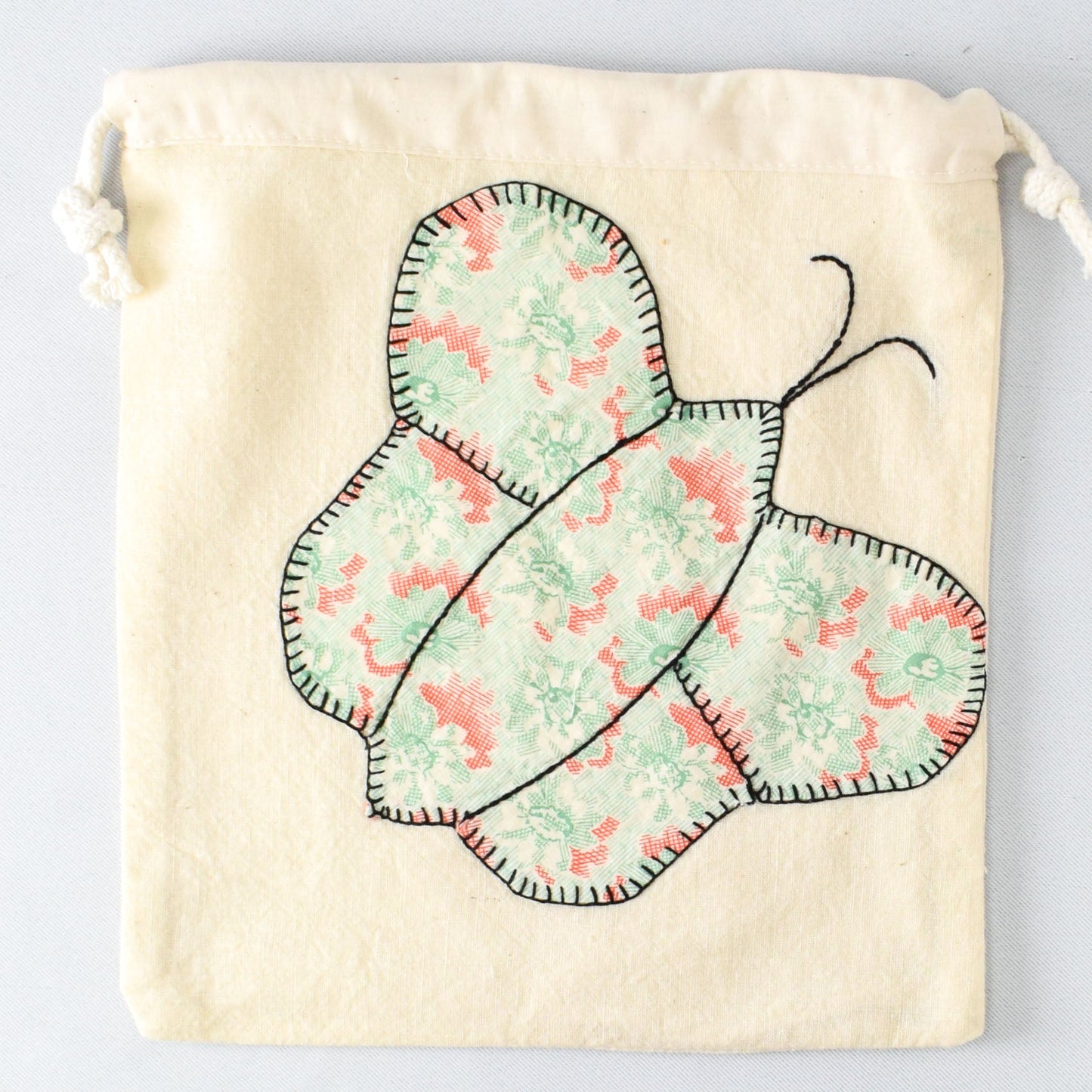 Butterfly Drawstring Pouch - BB044