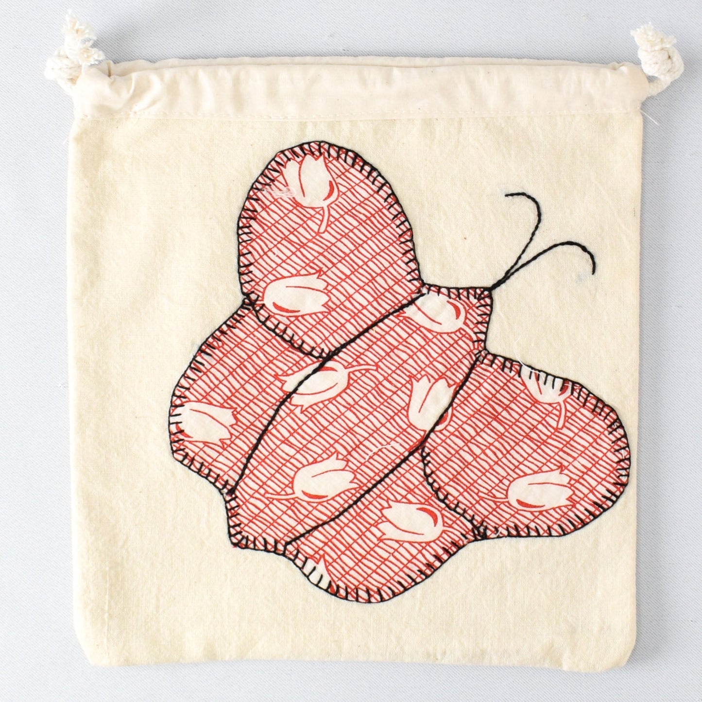 Butterfly Drawstring Pouch - BB052