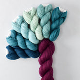 Birth of Venus and Bougainvillea Shawl Set - Gradient Set