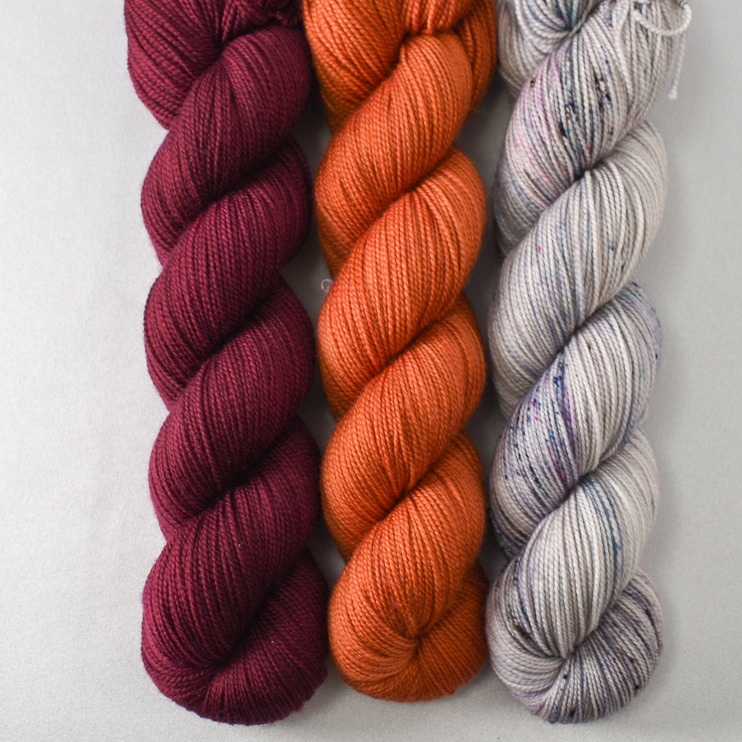 Bloodstone, Cedar, and Hellebora - Miss Babs Yummy 2-Ply Fillide Set