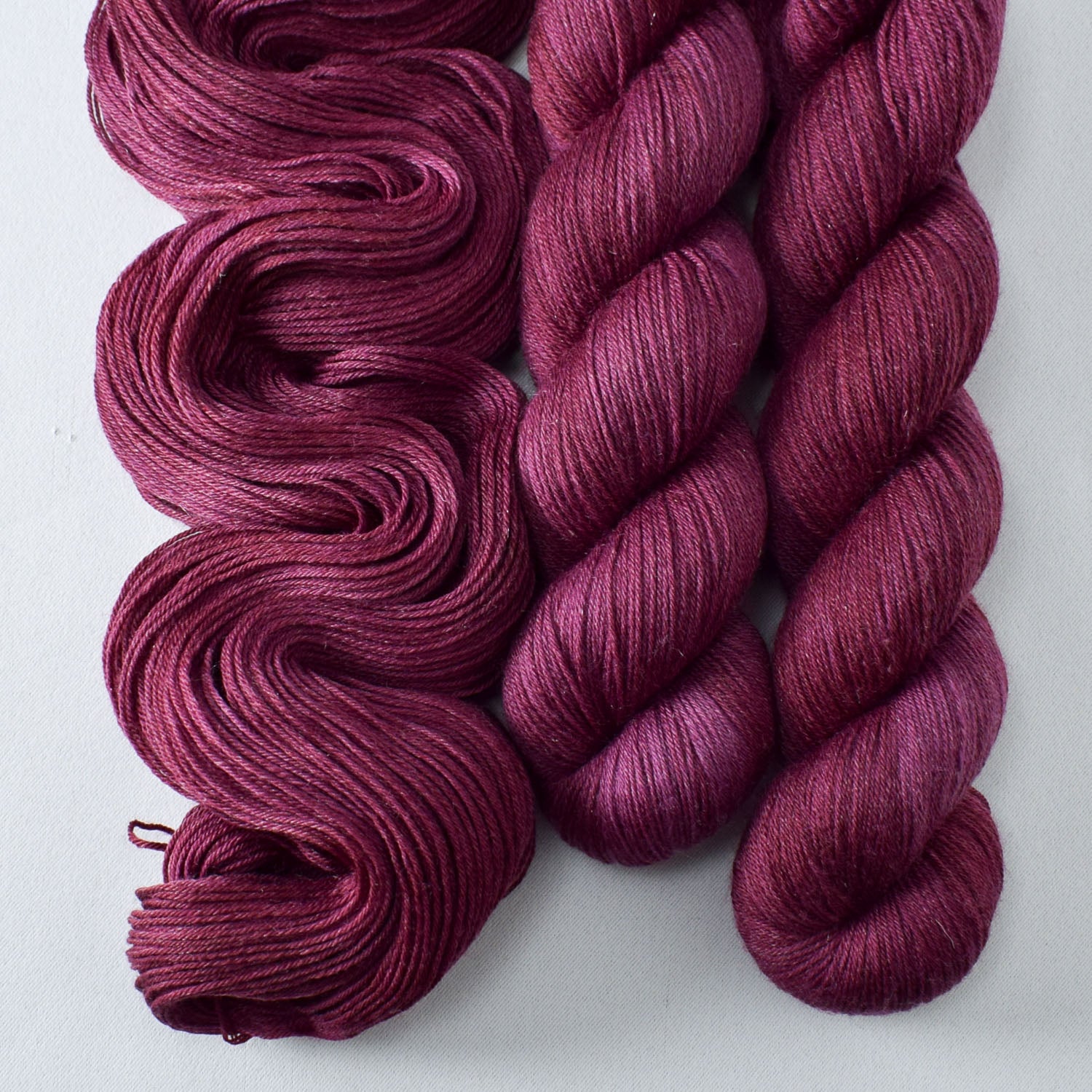 Bloodstone - Miss Babs Tarte wool blend sock yarn