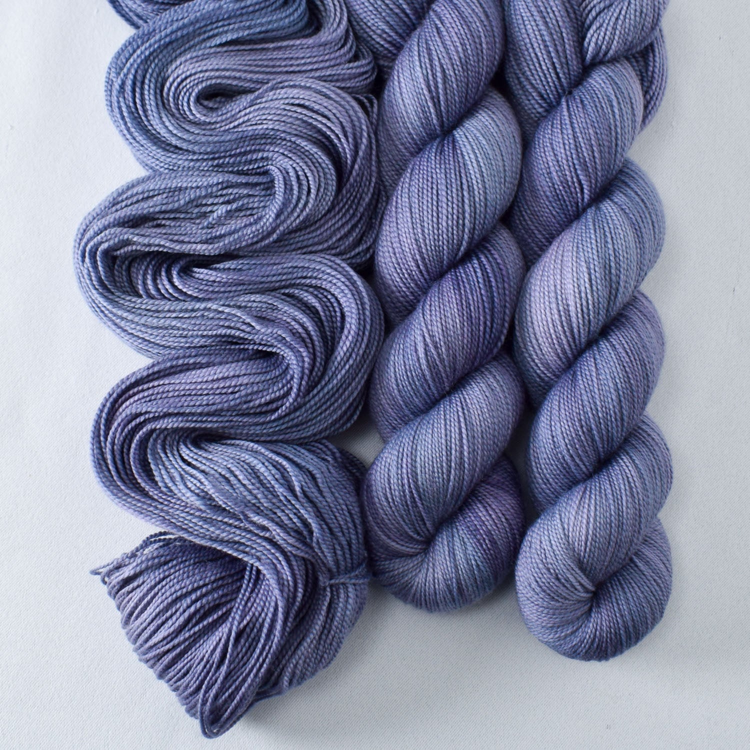 Blue Mussel - Miss Babs Yummy 2-Ply superwash Merino wool yarn