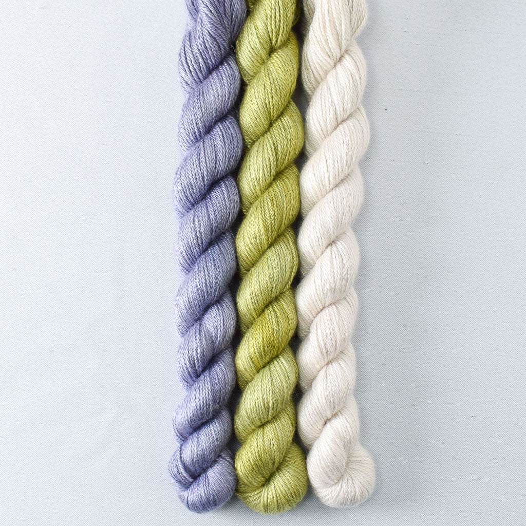 Blue Mussel, Fiddlehead, White Peppercorn - Miss Babs Sojourn Trio