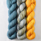 Blue Ocean, Migration, and Curcuma - Miss Babs Yummy 2-Ply Trio