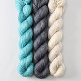 Blue Parakeet, Moonscape, and White Peppercorn - Miss Babs Yowza Mini Trio