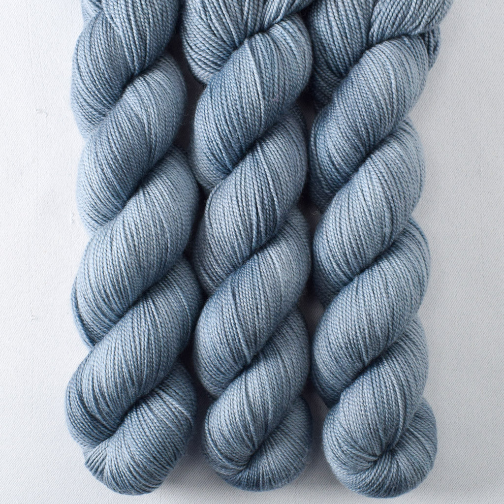 Blue Slate - Miss Babs Yummy 2-Ply superwash Merino wool yarn