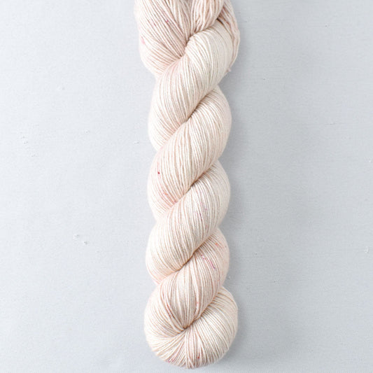 Blusher - Miss Babs Estrellita fingering weight superwash merino and Lurex yarn