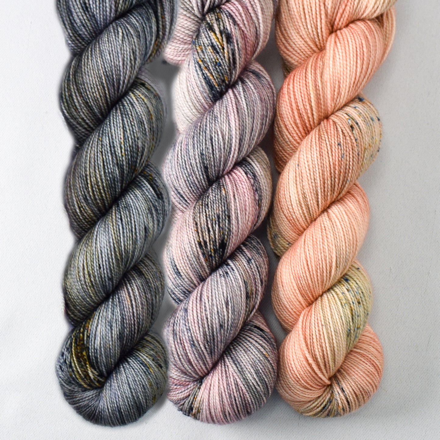Boot Scootin', Muddled Thoughts, and Rosy Finch - Yummy 2-Ply Trio - Babette