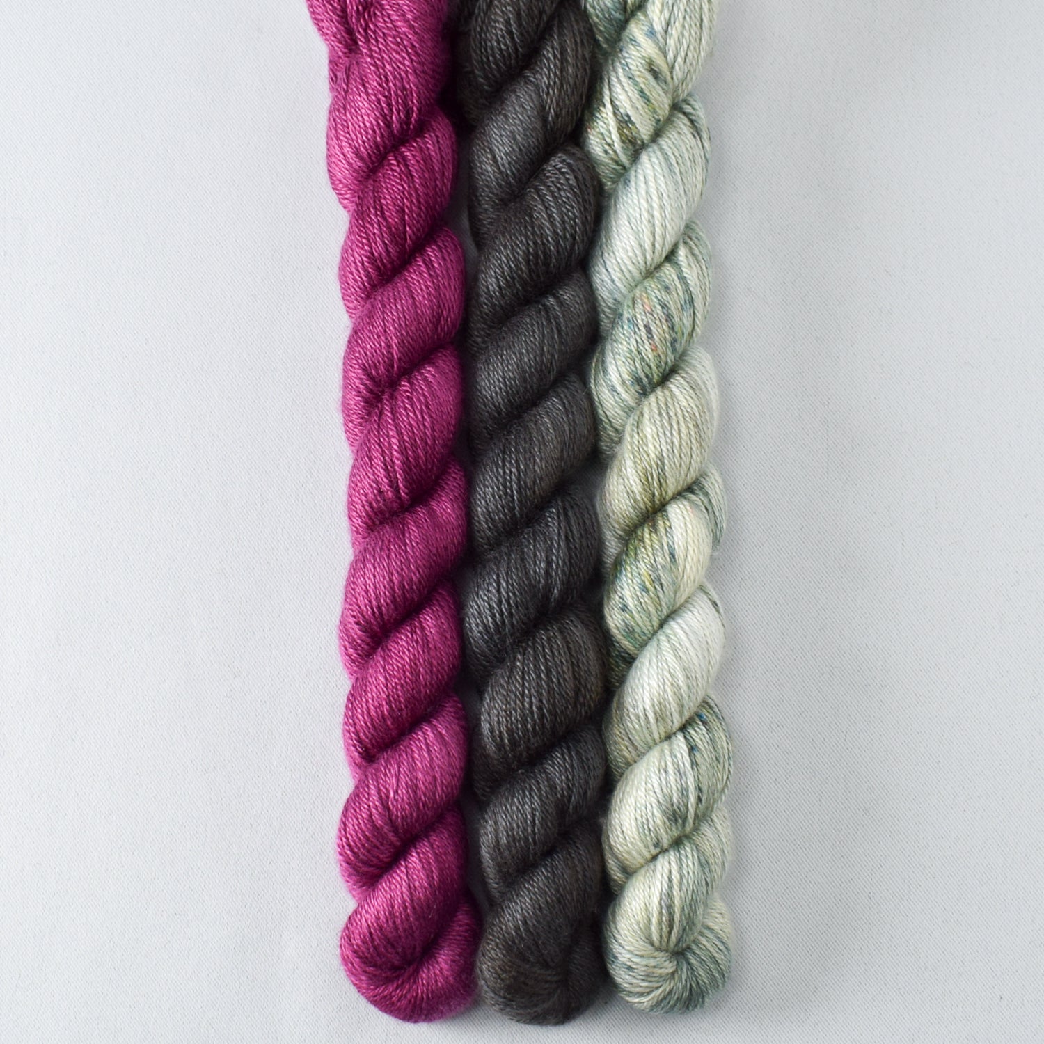 Bougainvillea, In the Meadow, and Obsidian - Miss Babs Sojourn Trio