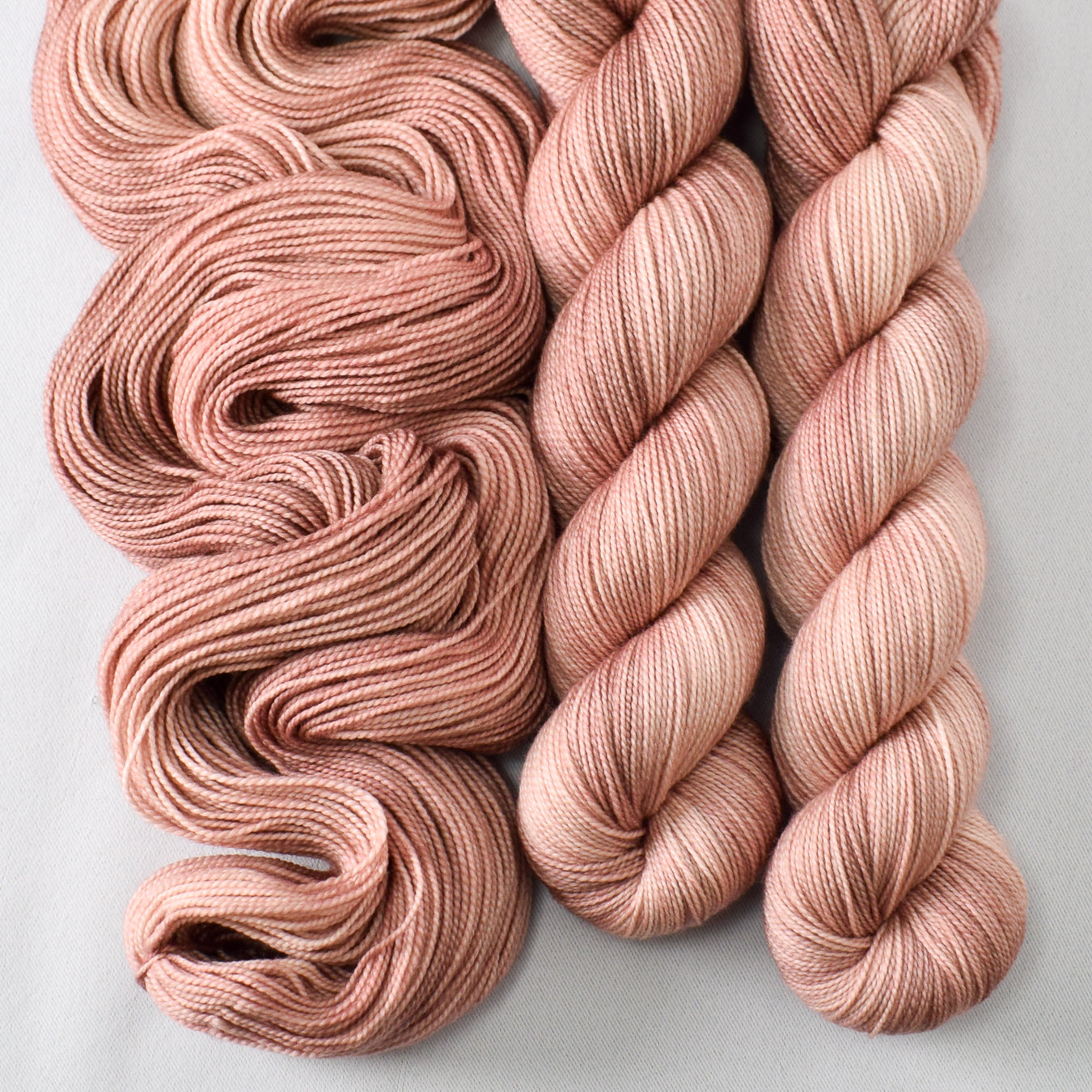 Caffe Latte Rose - Miss Babs Yummy 2-Ply superwash Merino wool yarn