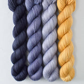 Cascara, Blue Mussel, Hydrangea, Patina - Miss Babs Yowza Mini Quartet