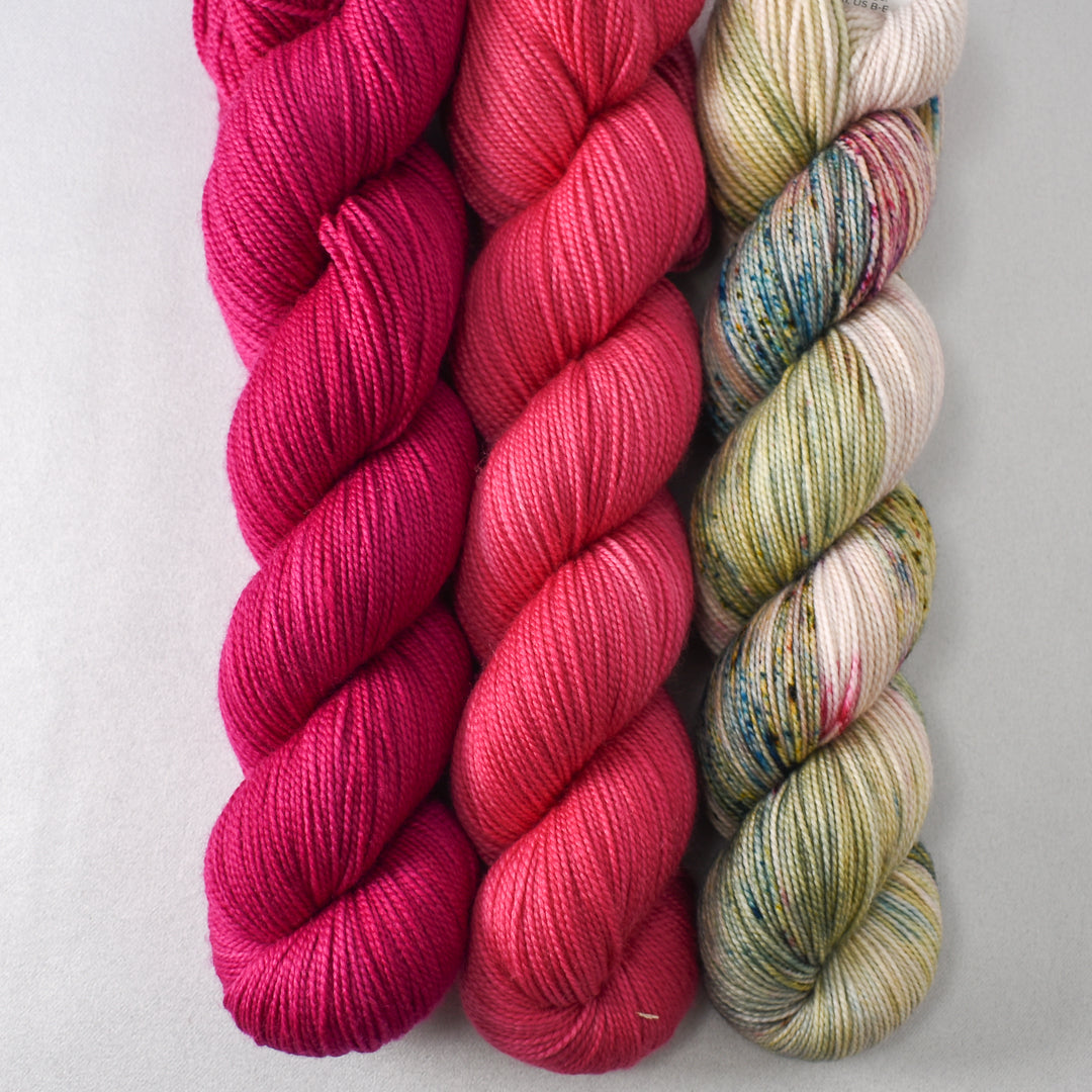 Cassiopeia, Sweet Pea, and Mountain Meadow - Miss Babs Yummy 2-Ply Fillide Set