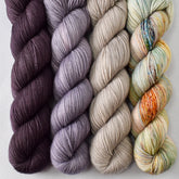 Cat Tail, Chinchilla, Rock Climbing, and Reedy River - Miss Babs Yummy 2-Ply Quartet