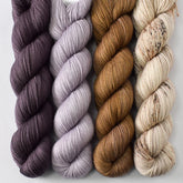 Cat Tail, Provence, Frappe, and Floofy Tail - Miss Babs Yummy 2-Ply Quartet