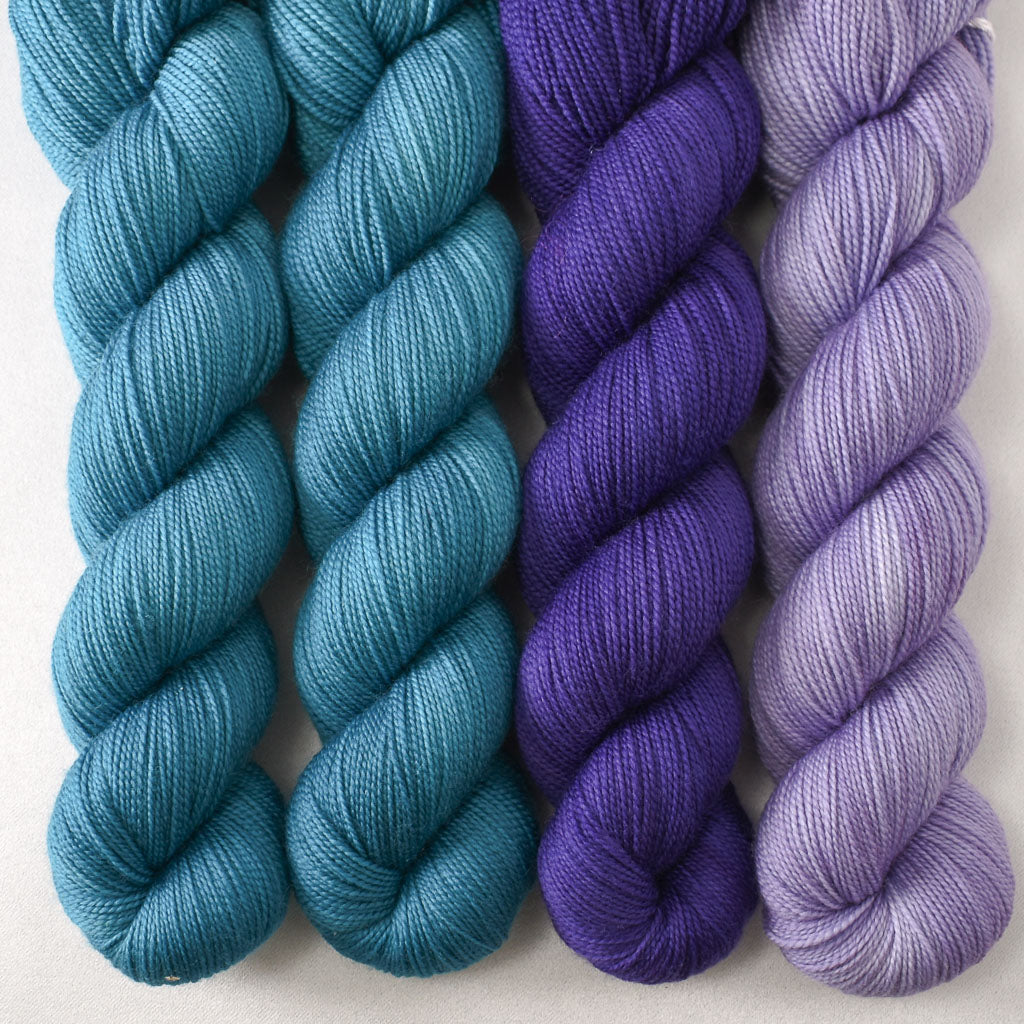 Celtic, Clematis, and Orchid - Miss Babs Photo 51: The DNA Shawl Set

