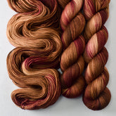 Chocolate Roses - Miss Babs Yummy 2-Ply superwash Merino wool yarn