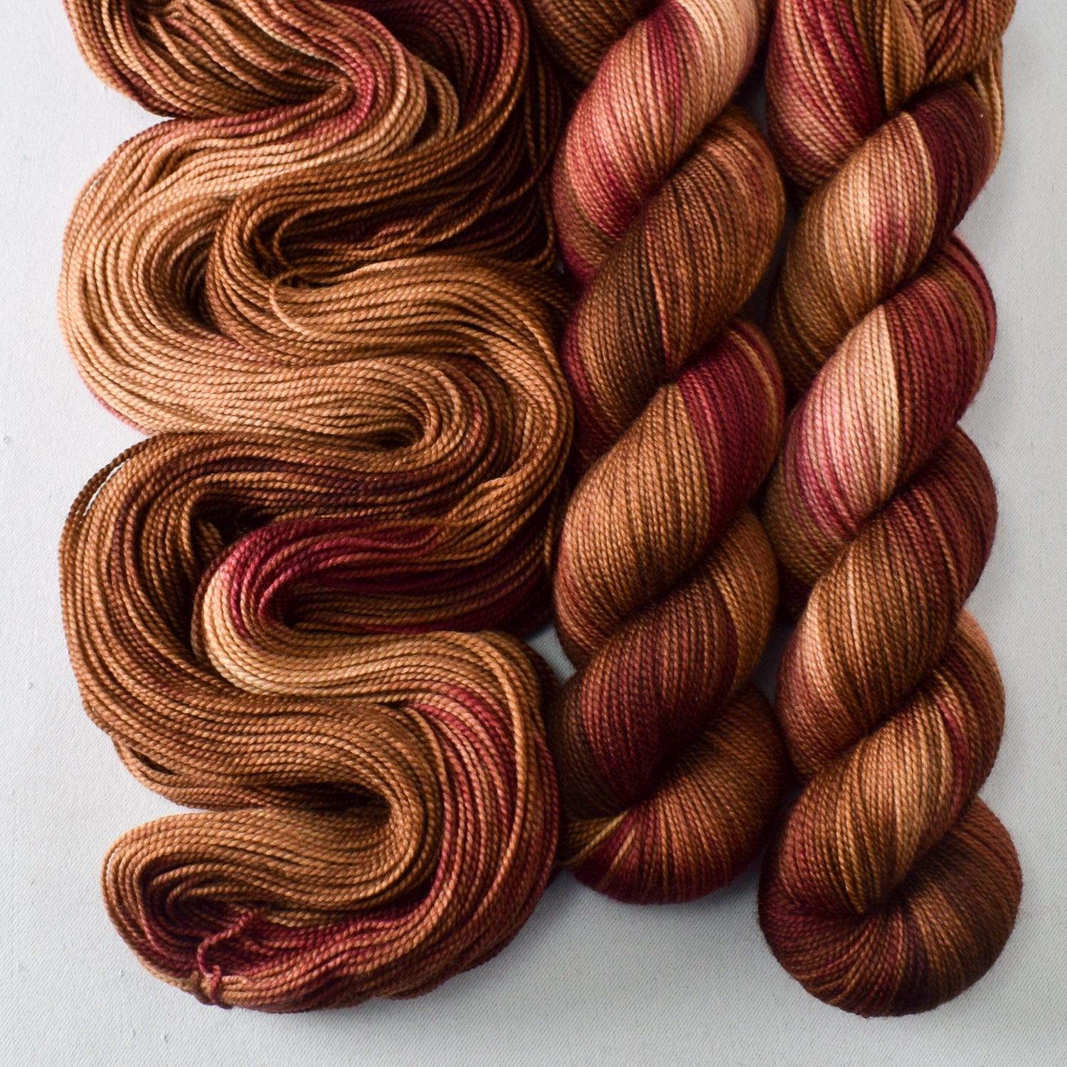 Chocolate Roses - Miss Babs Yummy 2-Ply superwash Merino wool yarn