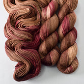 Chocolate Roses - Miss Babs Tarte wool blend sock yarn