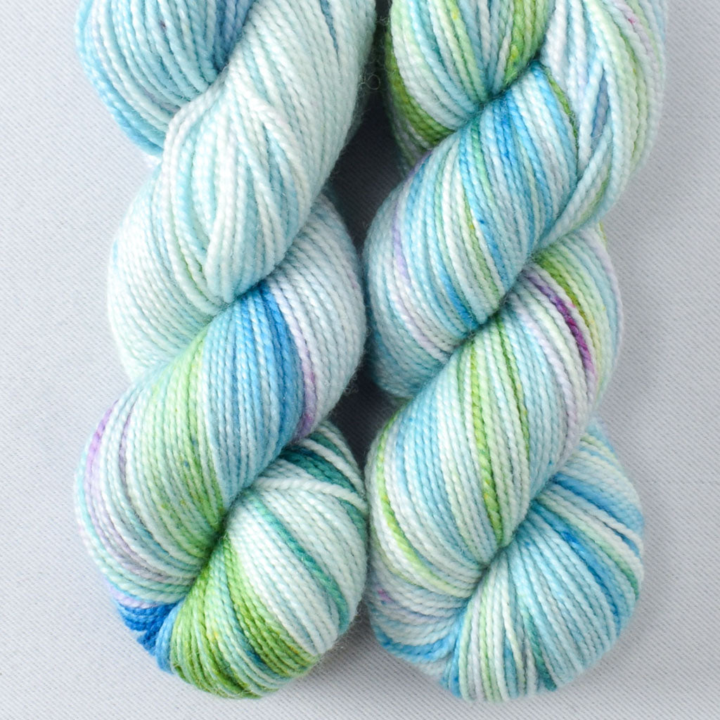 Coastal Breeze - Miss Babs Yummy 2-Ply Toes superwash Merino wool yarn