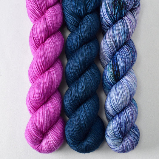 Come Play, Dark Orion, and Ocean Pool - Miss Babs Yummy 2-Ply Trio