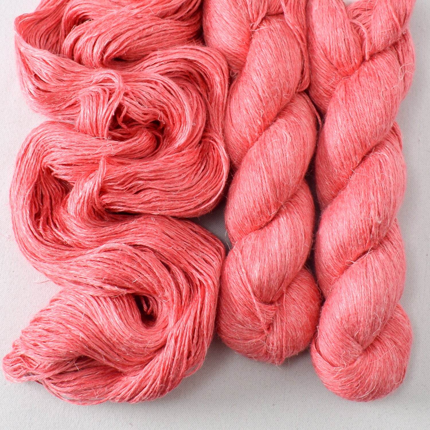 Coral - Miss Babs Damask Silk and Linen yarn