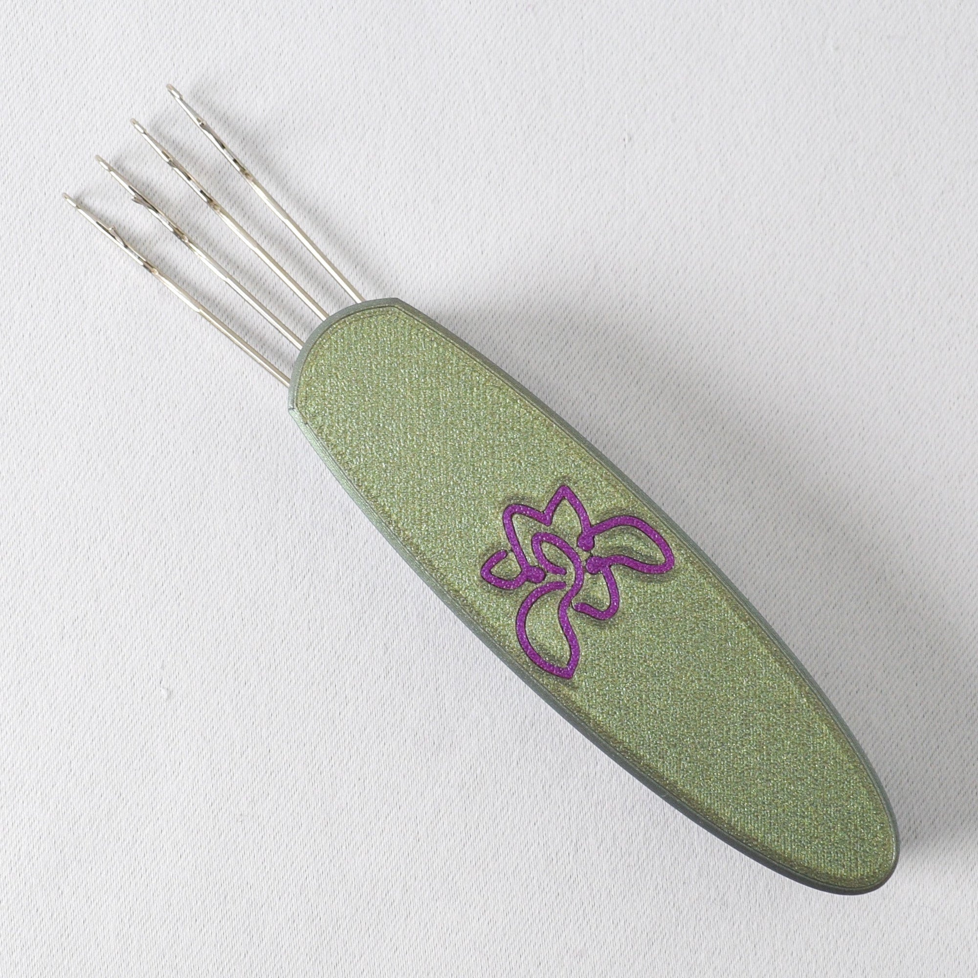 Cordsmith XL I-Cord Maker Sage with Miss Babs Iris Logo - Miss Babs Notions