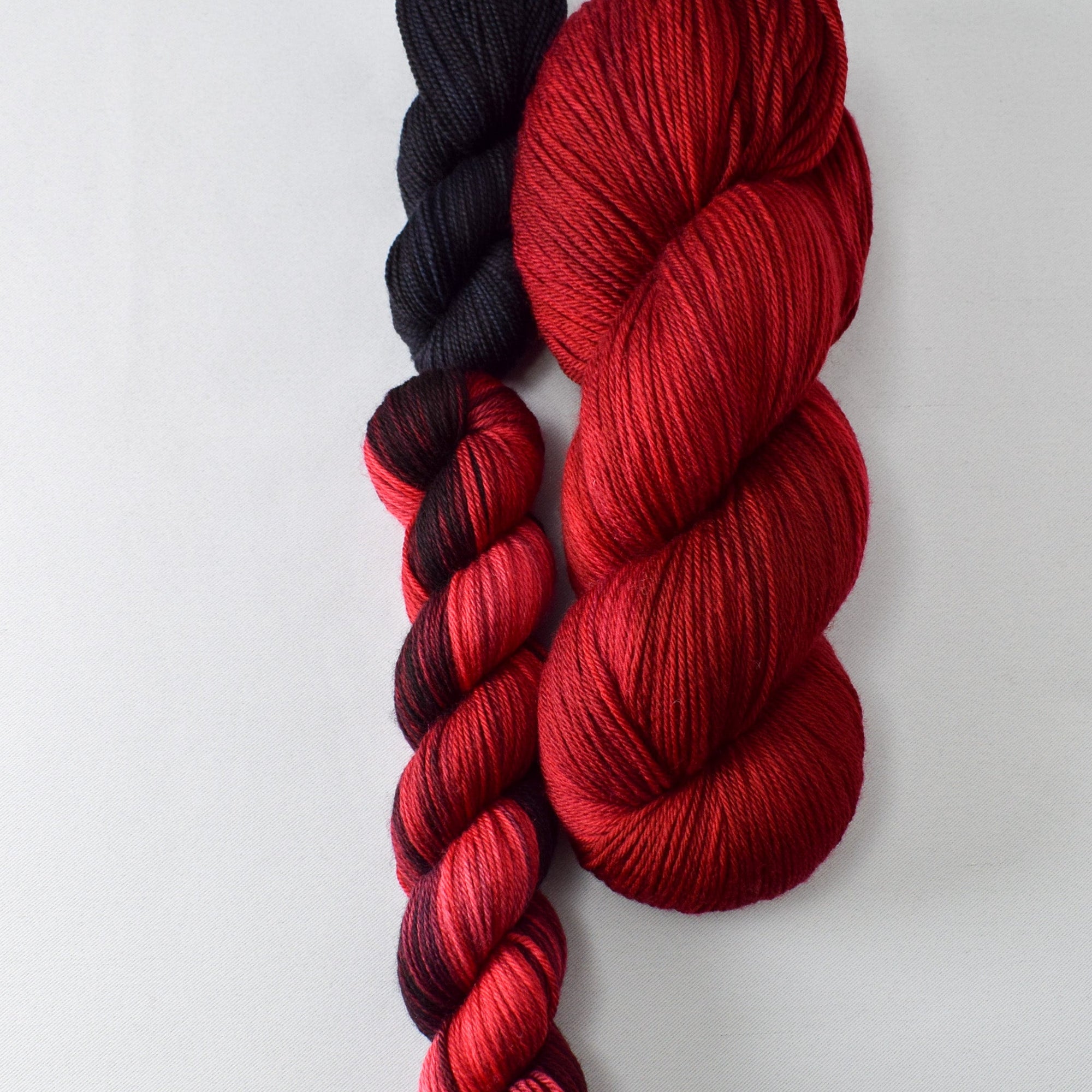 Dark Andromeda, Gotta Love Me, and Blackbird - Miss Babs Nottingham Hood Set