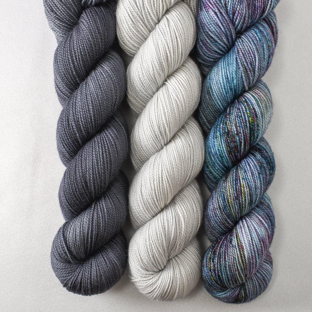 Dark Carina, Ice Garden, and Confetti - Miss Babs Yummy 2-Ply Fillide Set