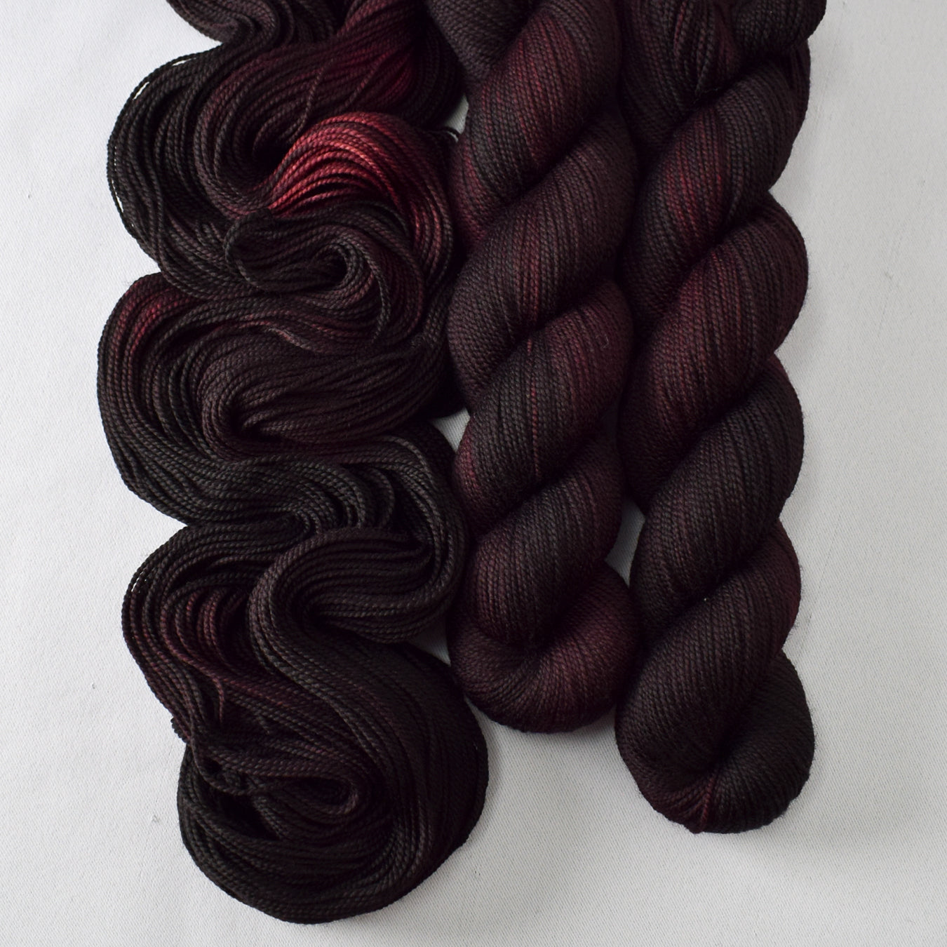 Dark Fury - Miss Babs Yummy 2-Ply superwash Merino wool yarn