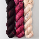 Dark Fury, Hand's Down, and Tea Time Frenzy - Miss Babs Yummy 2-Ply Trio