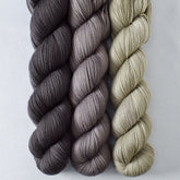 Dark Pegasus, Field Mouse, Sycamore - Miss Babs Yummy 2-Ply Trio