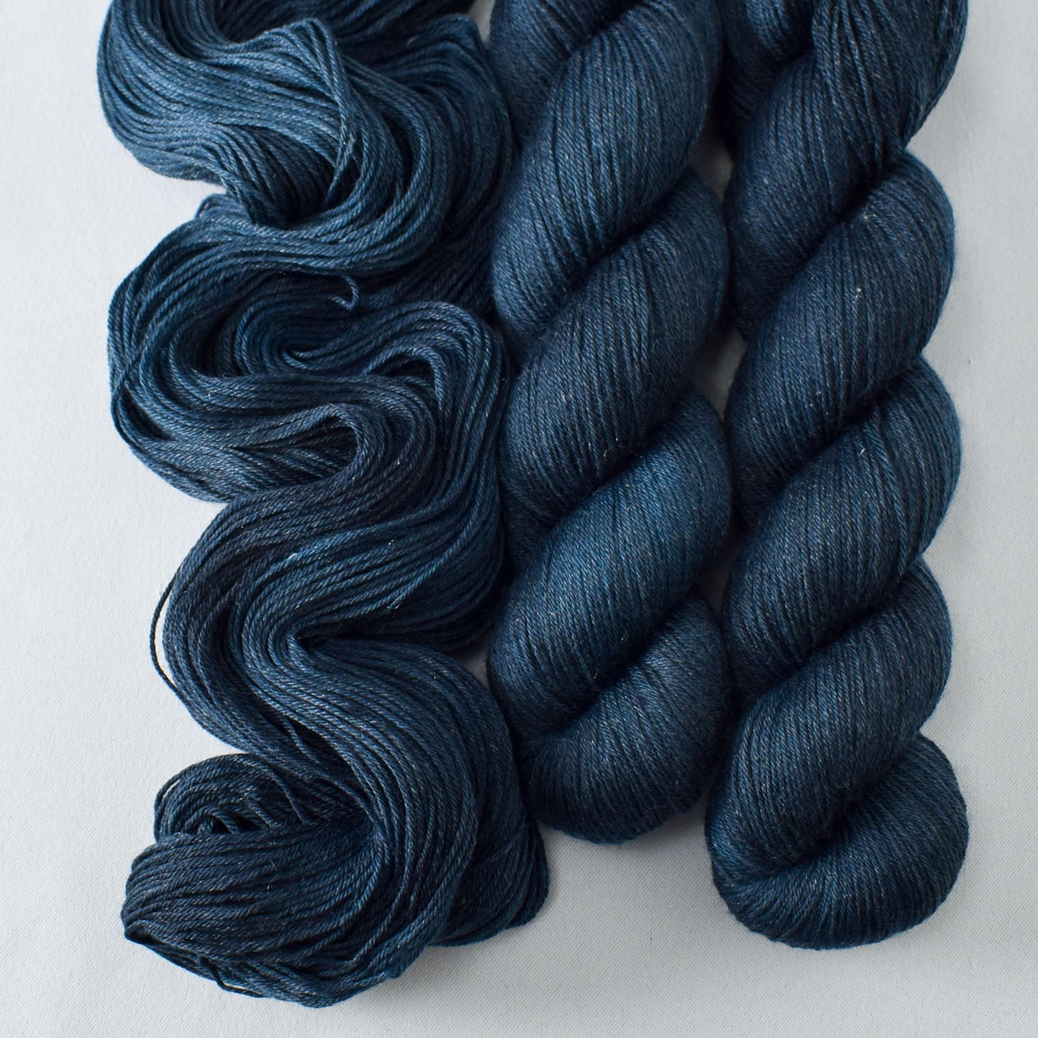 Dark Perseus - Miss Babs Tarte wool blend sock yarn