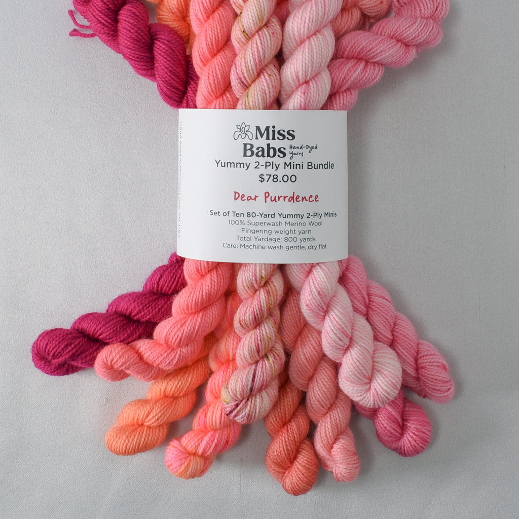 Dear Purrdence - Yummy 2-Ply Mini Bundle - Babette - PRE-ORDER, will ship by Friday, July 24