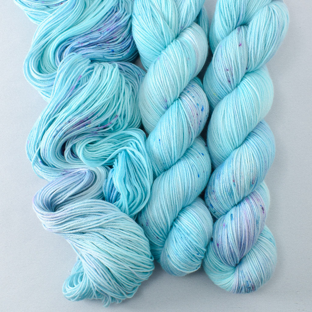 Defender of the Snax - Miss Babs Tarte wool blend sock yarn