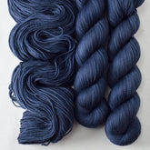 Double Denim - Miss Babs Yummy 2-Ply superwash Merino wool yarn