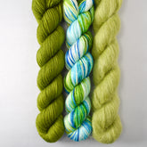 Dragon Claw, Orinoco, and Iantha - Miss Babs Pillowy Cowl Set