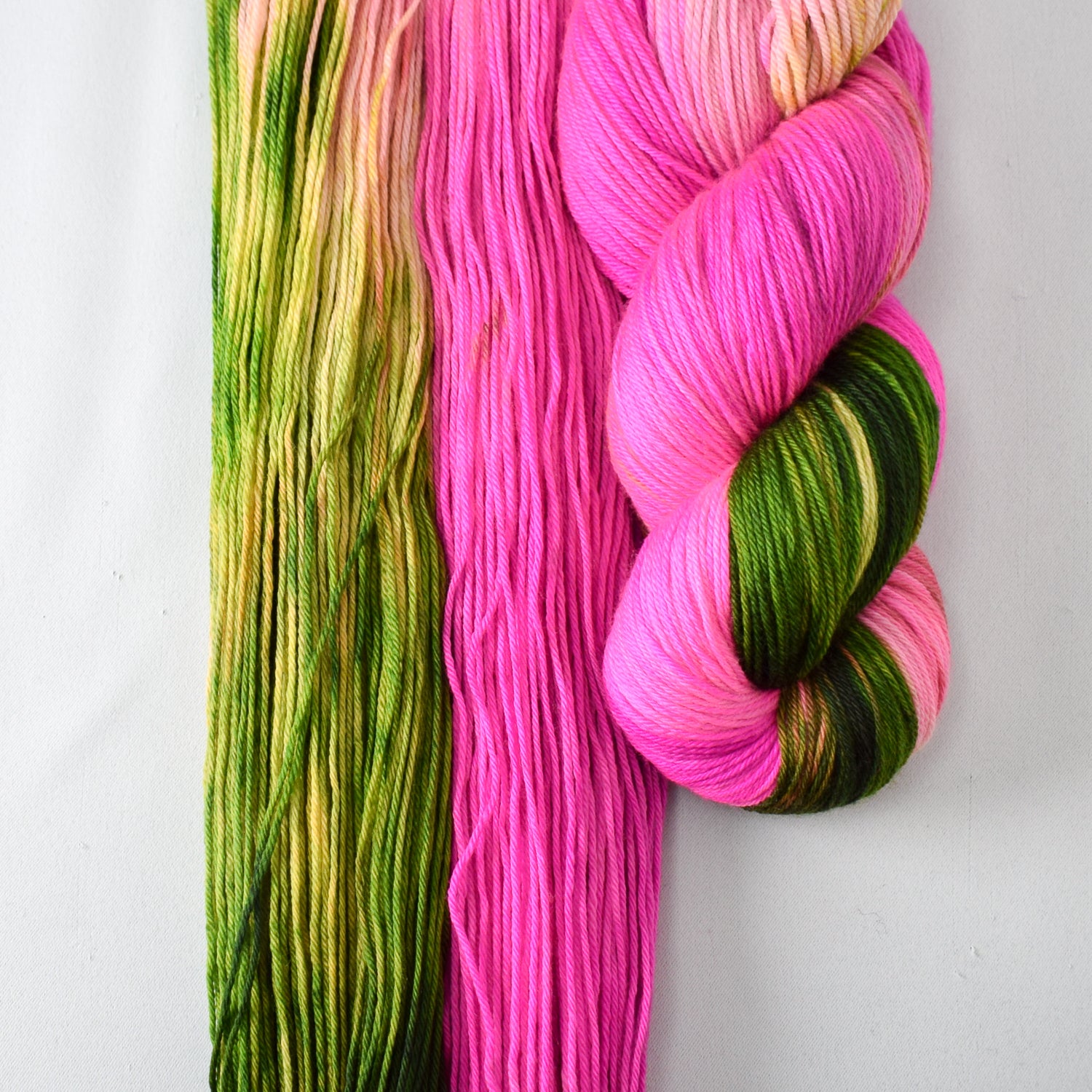 Drunken Watermelon - Miss Babs Yowza superwash Merino wool yarn