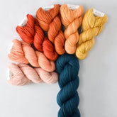 Duomo and Sea Teal Shawl Set - Gradient Set