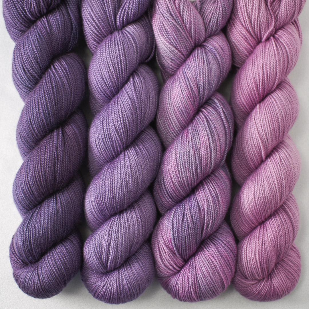 Dusk, Moondrop Grapes, Syrah, and Lepidolite - Miss Babs Avon Quartet