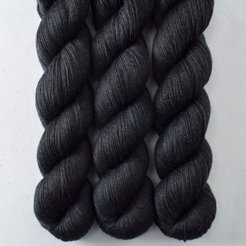 Ebony - Miss Babs Tarte wool blend sock yarn