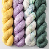 Embossed, Elurra, Under the Sea, and Pallon Beach - Miss Babs Yummy 2-Ply Quartet