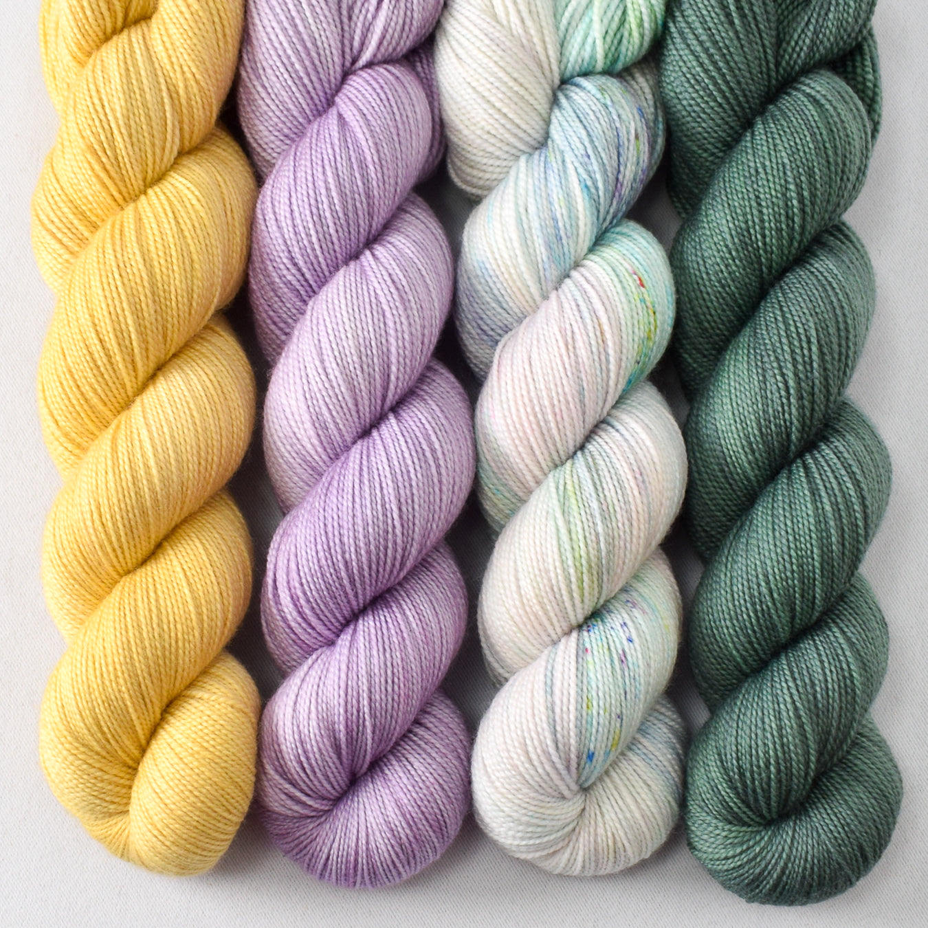 Embossed, Elurra, Under the Sea, and Pallon Beach - Miss Babs Yummy 2-Ply Quartet