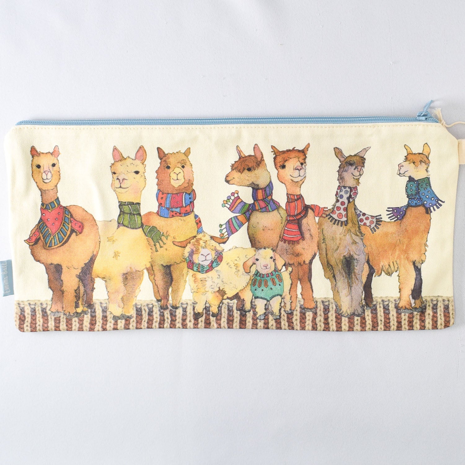 Emma Ball Alpaca and Friends Long Project Bag - Miss Babs Notions