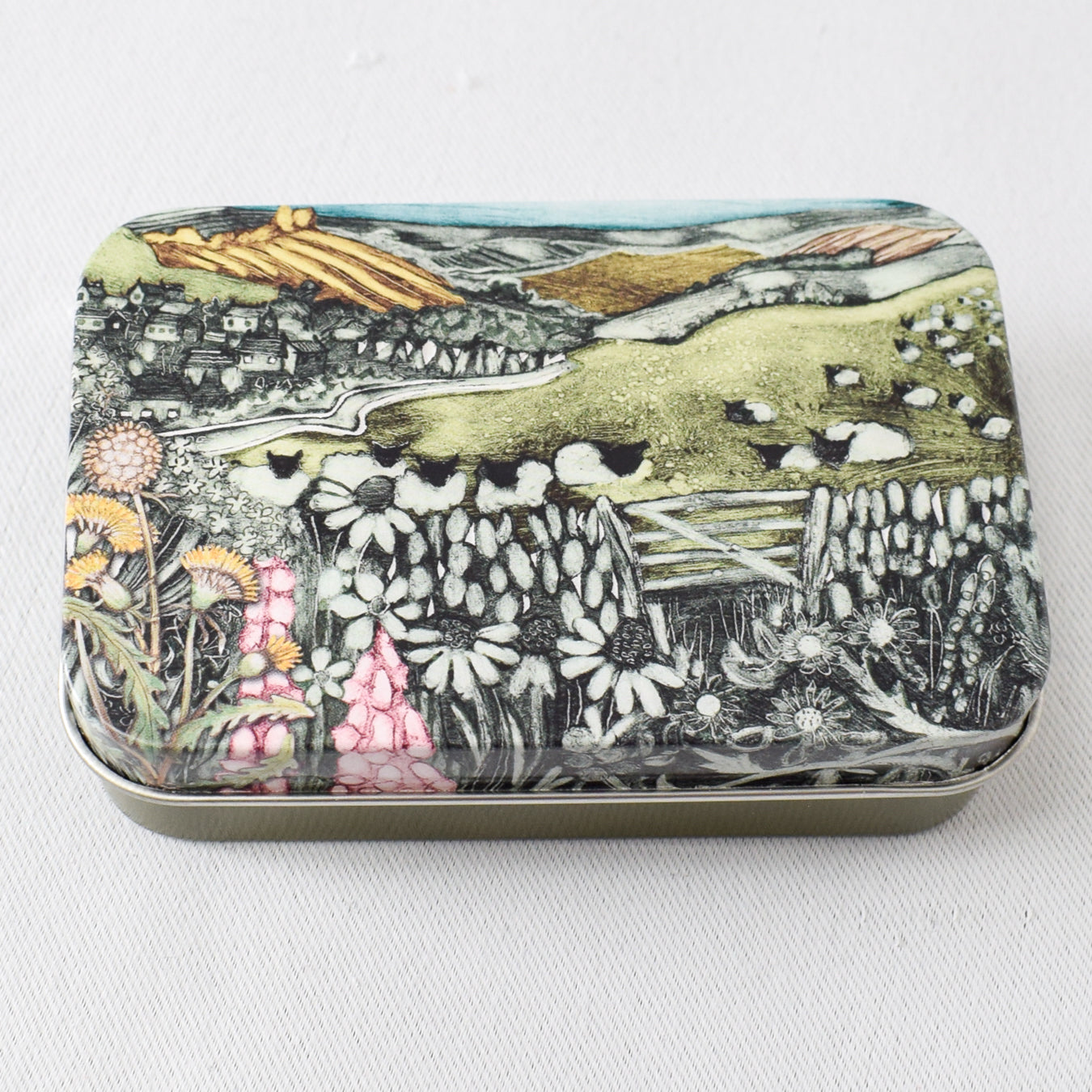 Emma Ball Country Life Mini Rectangular Tin