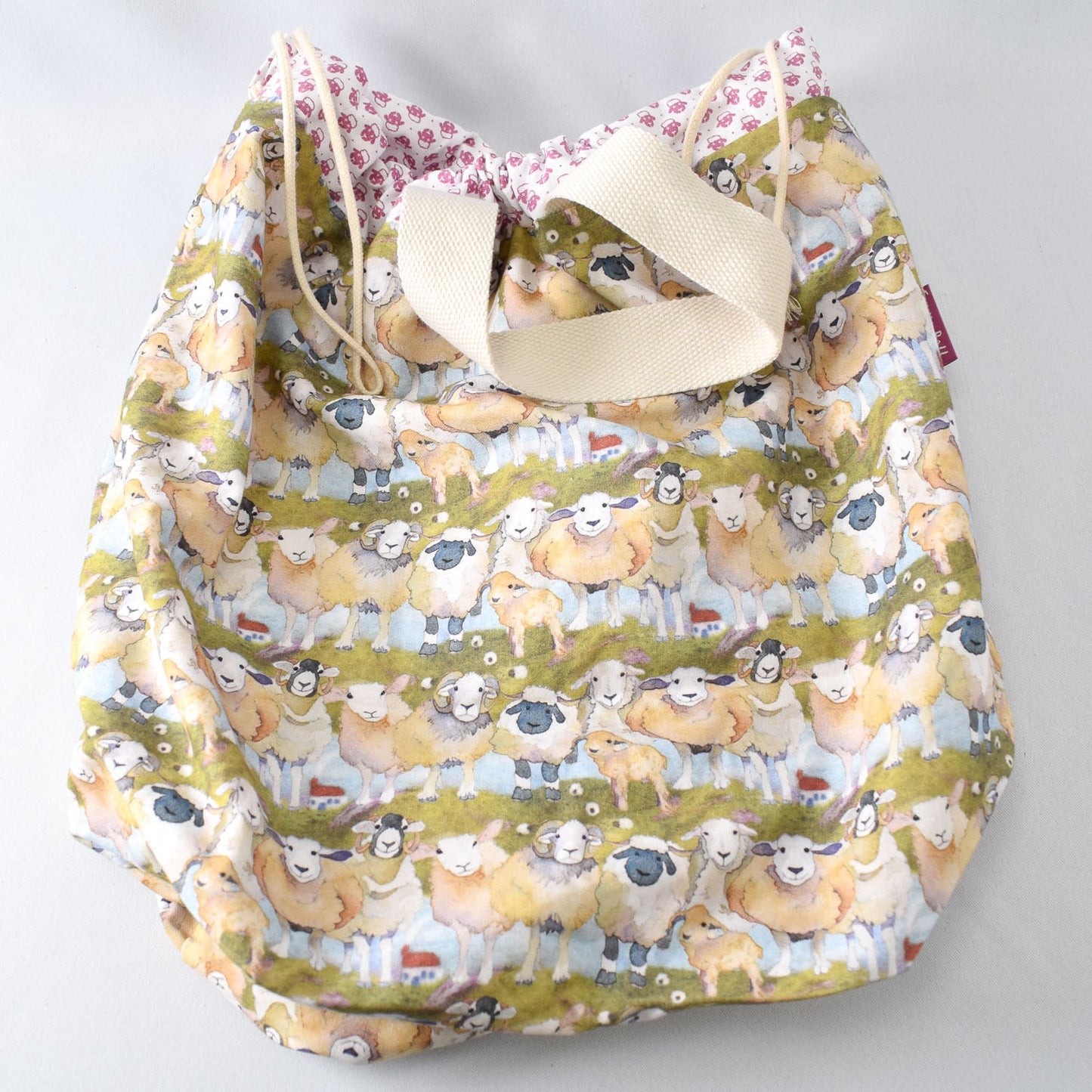 Emma Ball Felted Sheep Large Bucket Bag - Miss Babs Notions