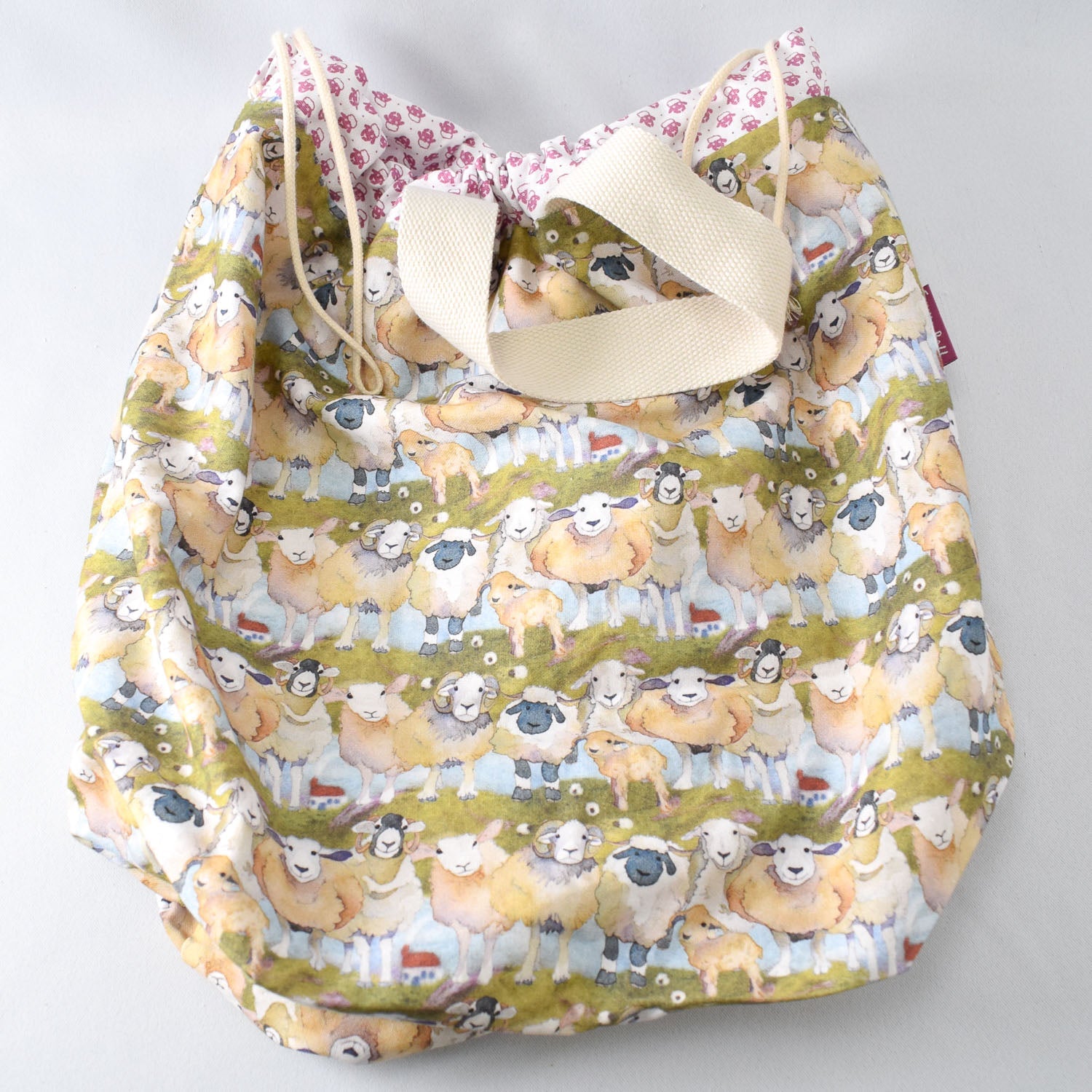 Emma Ball Felted Sheep Large Bucket Bag - Miss Babs Notions