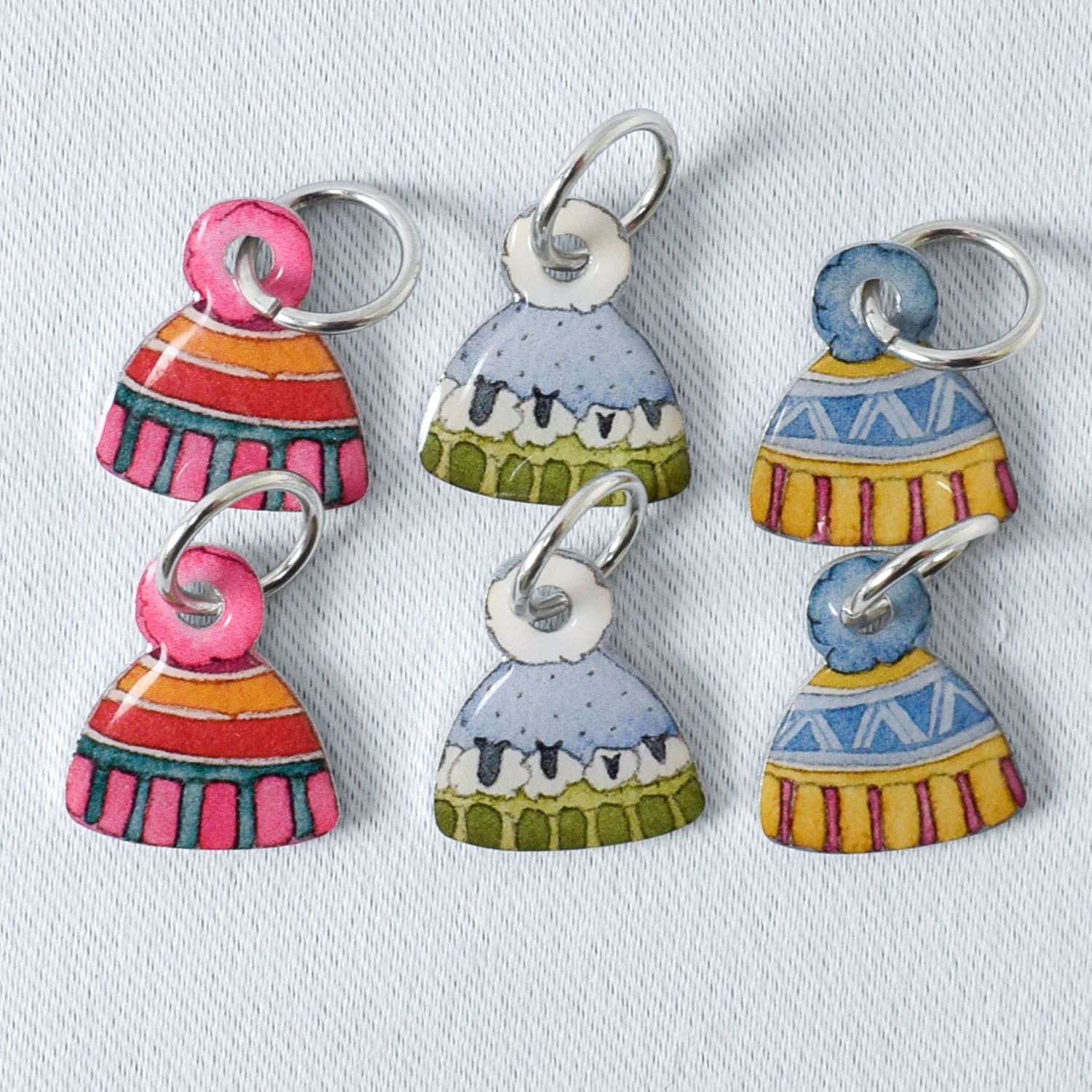 Emma Ball Hats Stitch Markers - Miss Babs Notions