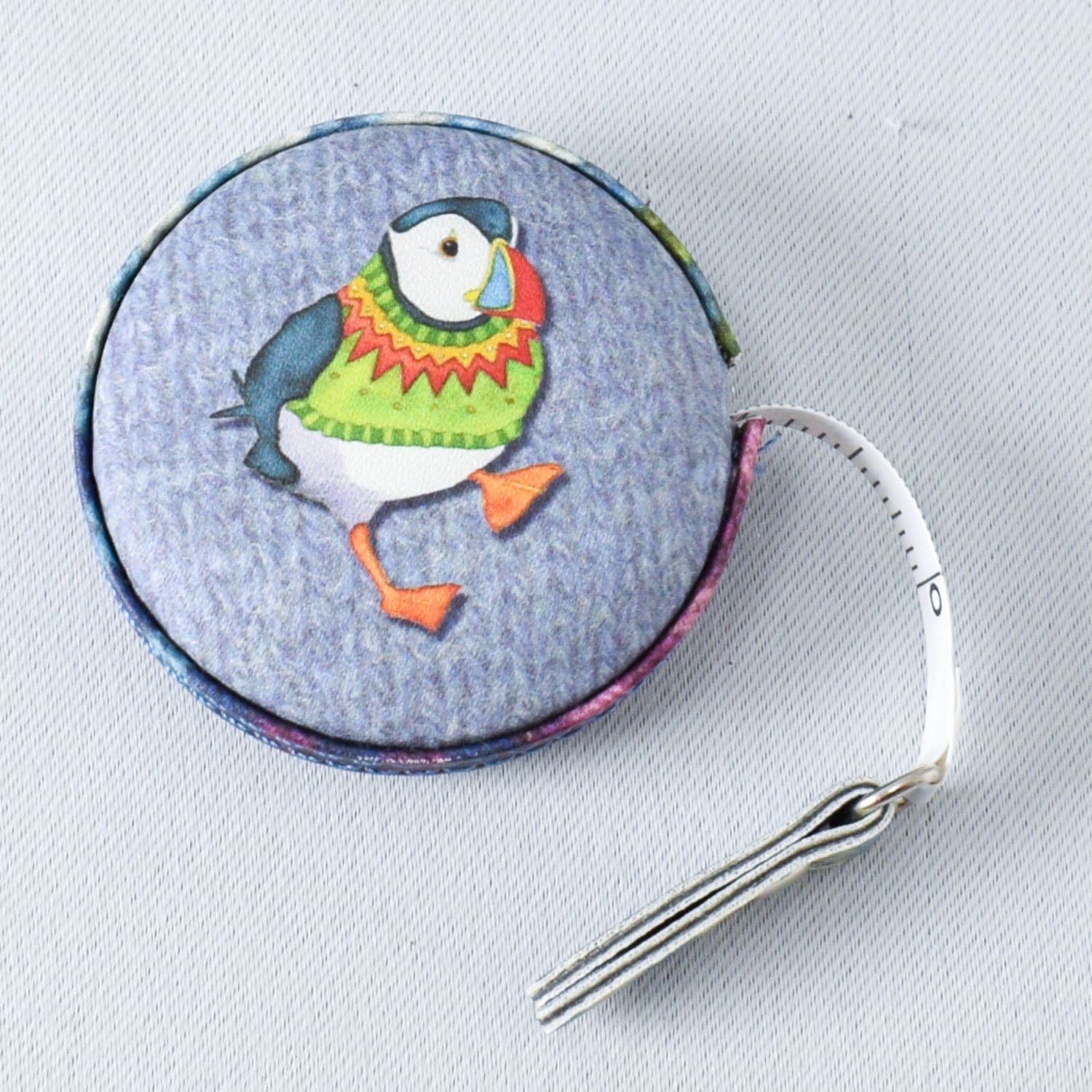 Emma Ball Wooly Puffins Tape Measure - Miss Babs Notions