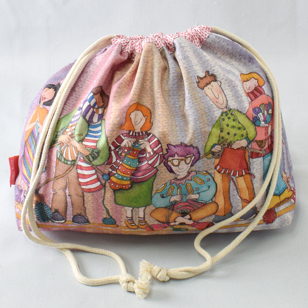 Emma Ball Yarn Club Drawstring Bag - Miss Babs Notions