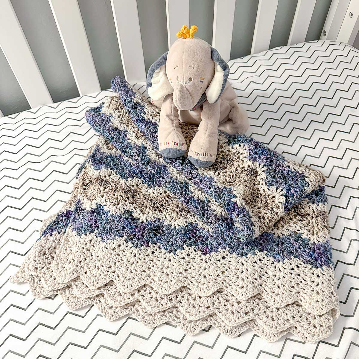 Enamored Baby Blanket - PDF Crochet Pattern